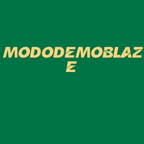 Logo da MODODEMOBLAZE